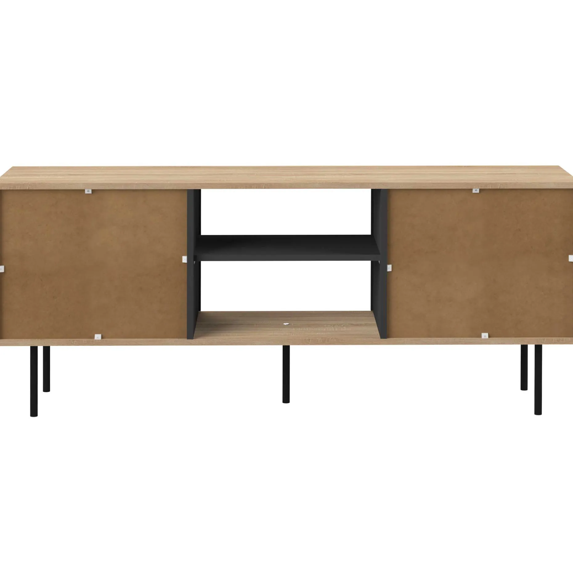 TV-Möbel Vibe 150cm - Eiche/schwarz