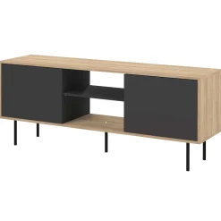 TV-Möbel Vibe 150cm - Eiche/schwarz