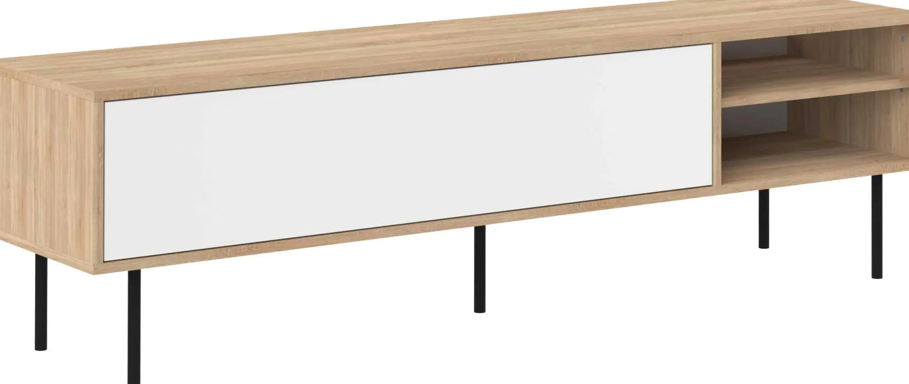 TV-Möbel Watt 165cm - Eiche/Weiß
