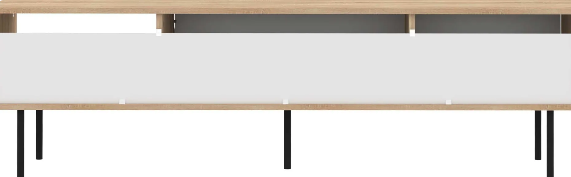 TV-Möbel Watt 165cm - Eiche/Weiß