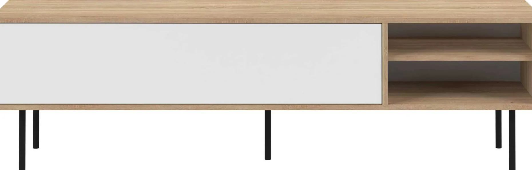 TV-Möbel Watt 165cm - Eiche/Weiß