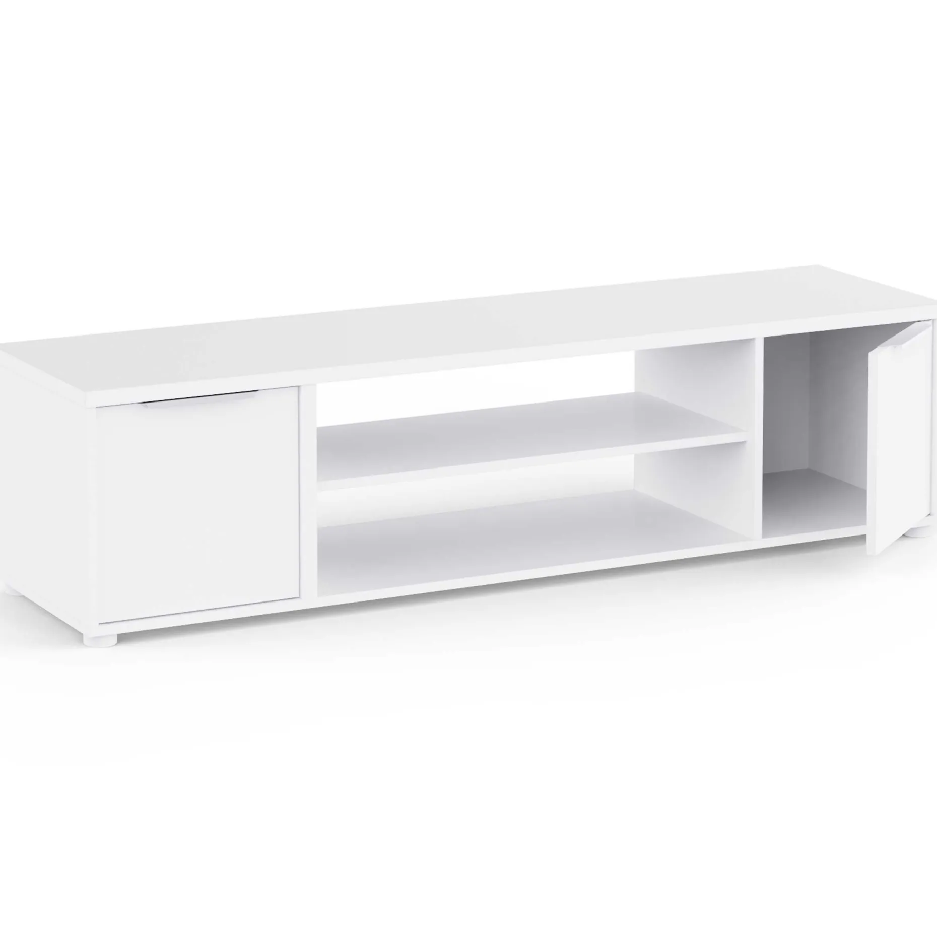 TV-Schrank Access - 151x40x39cm - 2 Türen - weiß