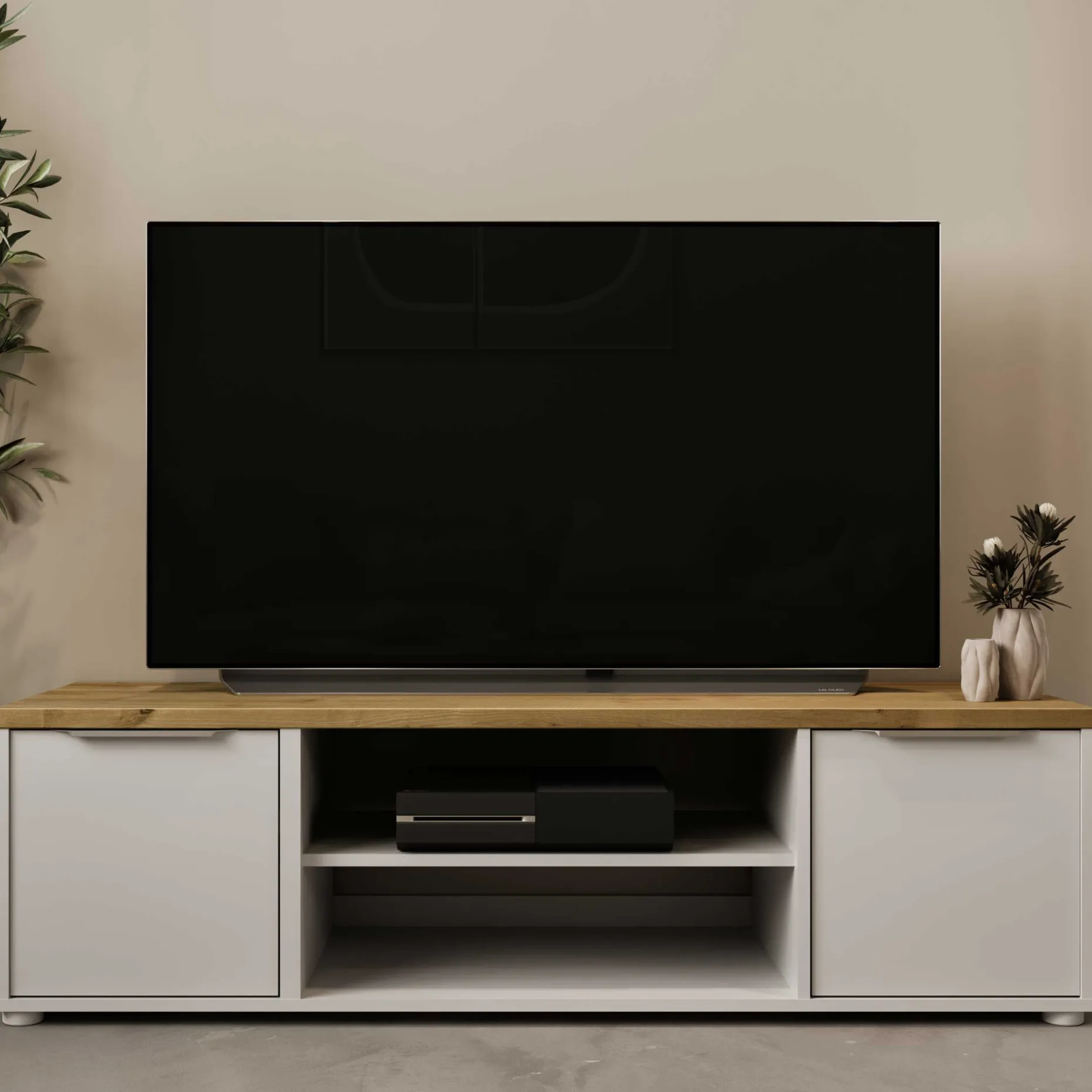 TV-Schrank Access | 134,8 x 39,6 x 39,1 cm | Weiß