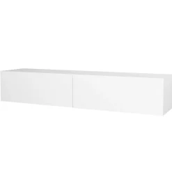 TV-Schrank Aristo - 135x32x25cm - 2 Türen - weiß