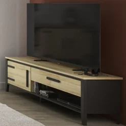 TV-Schrank Cork | 171 x 45 x 55 cm | Gold Oak Design