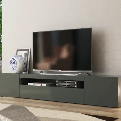 TV-Schrank Cosmopolitan | 200 x 40 x 36,5 cm | Anthrazit