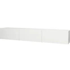 TV-Schrank Damla - 180x30x30cm - 3 Türen - weiß