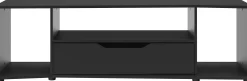 TV-Schrank Hack | 163 x 45 x 48 cm | Schwarz