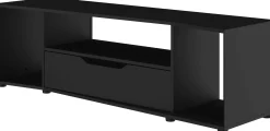 TV-Schrank Hack | 163 x 45 x 48 cm | Schwarz
