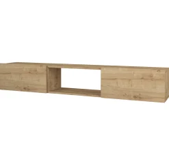 TV-Schrank Hilary - 180x31x29cm - 2 Türen - Eiche Dekor
