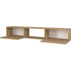 TV-Schrank Hilary - 180x31x29cm - 2 Türen - Eiche Dekor