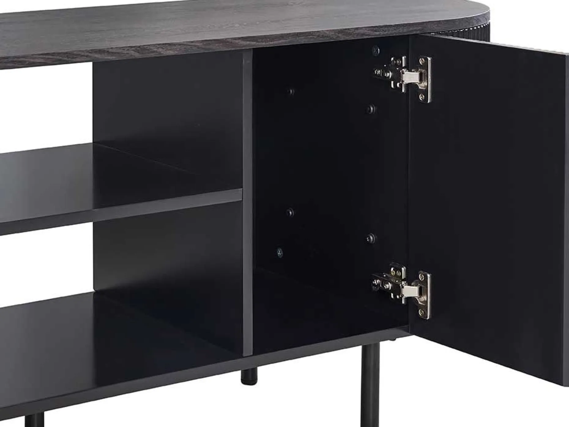 TV-Schrank Lagos | 160 x 45 x 58 cm | Dunkelbraun