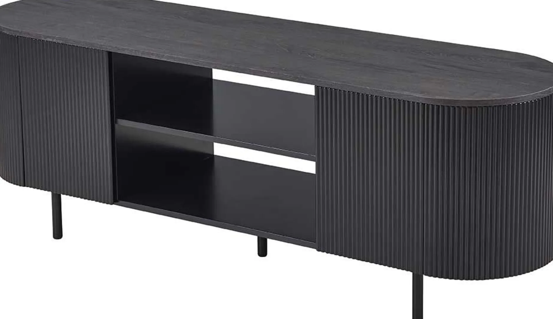 TV-Schrank Lagos | 160 x 45 x 58 cm | Dunkelbraun