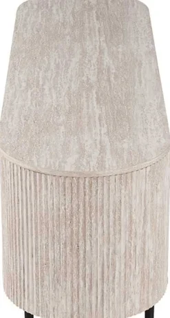 TV-Schrank Lagos - 160x45x57,5cm - 2 Türen - Travertin