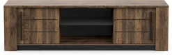 TV-Schrank Monaco | 184,5 x 42,3 x 52,2 cm | Braun