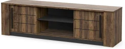 TV-Schrank Monaco | 184,5 x 42,3 x 52,2 cm | Braun
