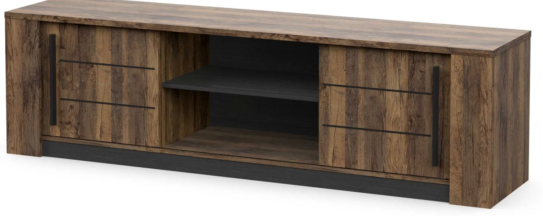 TV-Schrank Monaco | 184,5 x 42,3 x 52,2 cm | Braun