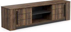 TV-Schrank Monaco | 184,5 x 42,3 x 52,2 cm | Braun