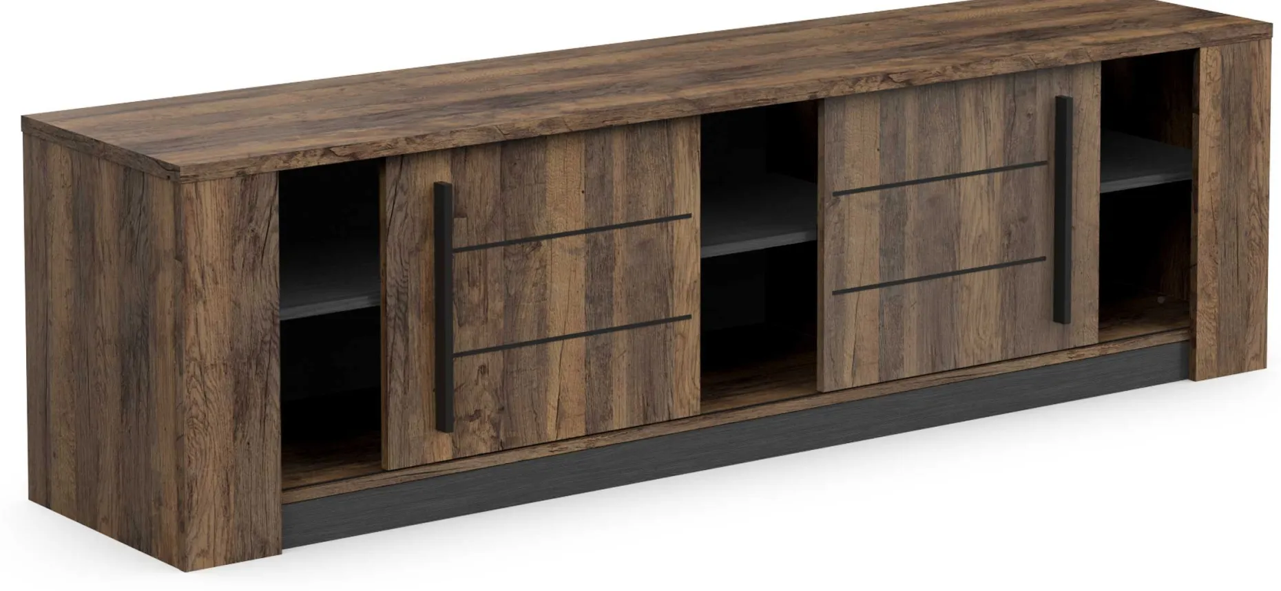 TV-Schrank Monaco | 184,5 x 42,3 x 52,2 cm | Braun