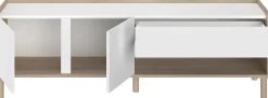 TV-Schrank Morpheus - 150x40x47cm - 2 Türen und 1 Schublade - Eiche Dekor/Weiß