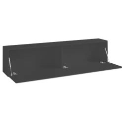 TV-Schrank Natasha | 180 x 30 x 40 cm | Anthrazit-farbig