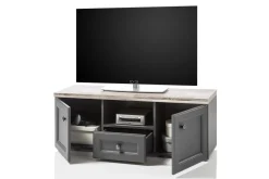TV-Schrank Norah 122cm - grau/braun