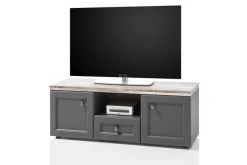 TV-Schrank Norah 122cm - grau/braun
