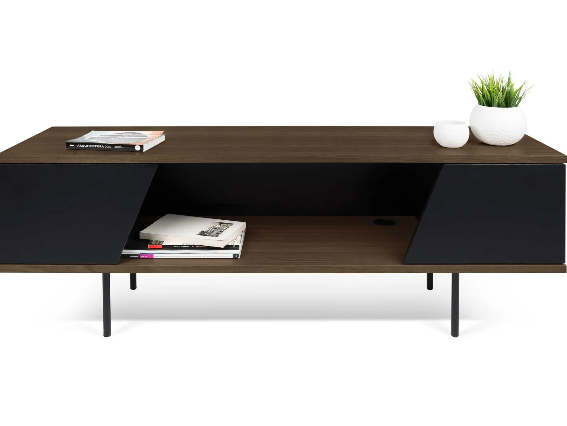 TV-Schrank Pixie 140cm - noyer/noir