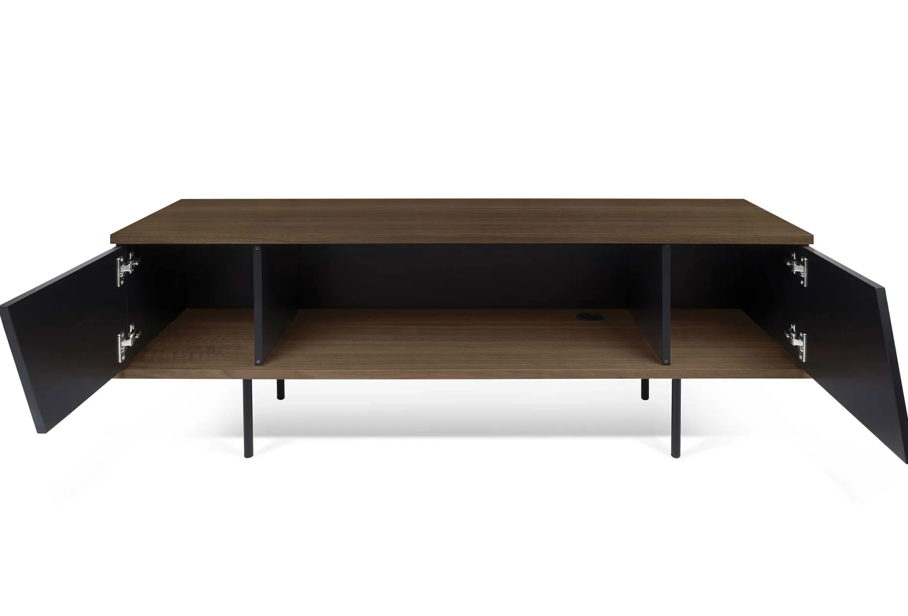 TV-Schrank Pixie 140cm - noyer/noir