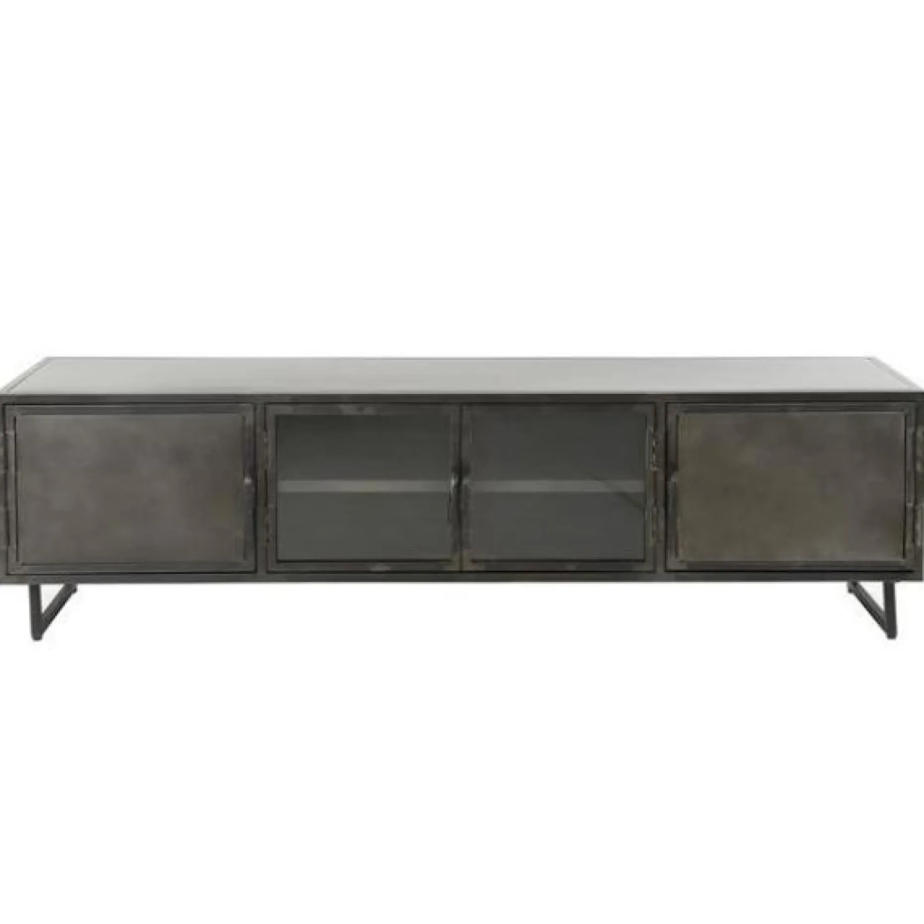 TV-Schrank Tymchyk | 180 x 40 x 50 cm | Gun Metal Design