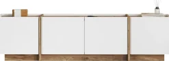 TV-Ständer Lowen - 100% MELAMINE - Weiß - 46 x 35 x 180 cm