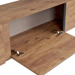 TV-Ständer Onera - 100% MELAMINE - Atlantik-Kiefer - 50 x 30 x 180 cm