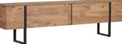 TV-Ständer Onera - 100% MELAMINE - Atlantik-Kiefer - 50 x 30 x 180 cm