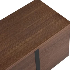 TV-Ständer Onera - 100% MELAMINE - Walnuss - 50 x 30 x 180 cm