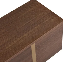 TV-Ständer Onera - 100% MELAMINE - Walnuss - 50 x 30 x 180 cm