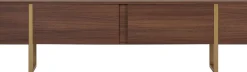 TV-Ständer Onera - 100% MELAMINE - Walnuss - 50 x 30 x 180 cm