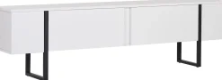TV-Ständer Onera - 100% MELAMINE - Weiß - 45 x 30 x 180 cm