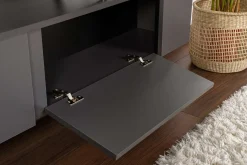 TV-Ständer Serenity - 100% MELAMINE - Anthrazit - 50 x 30 x 180 cm