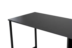 Emob Twin Schreibtisch | 100 % MELAMIN | Anthrazit, Schwarz
