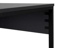 Emob Twin Schreibtisch | 100 % MELAMIN | Anthrazit, Schwarz