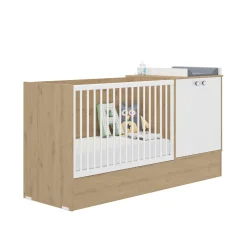 Umbaubett Arthur | 194 x 66 x 108 cm | Artisan Oak