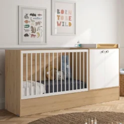 Umbaubett Arthur | 194 x 66 x 108 cm | Artisan Oak