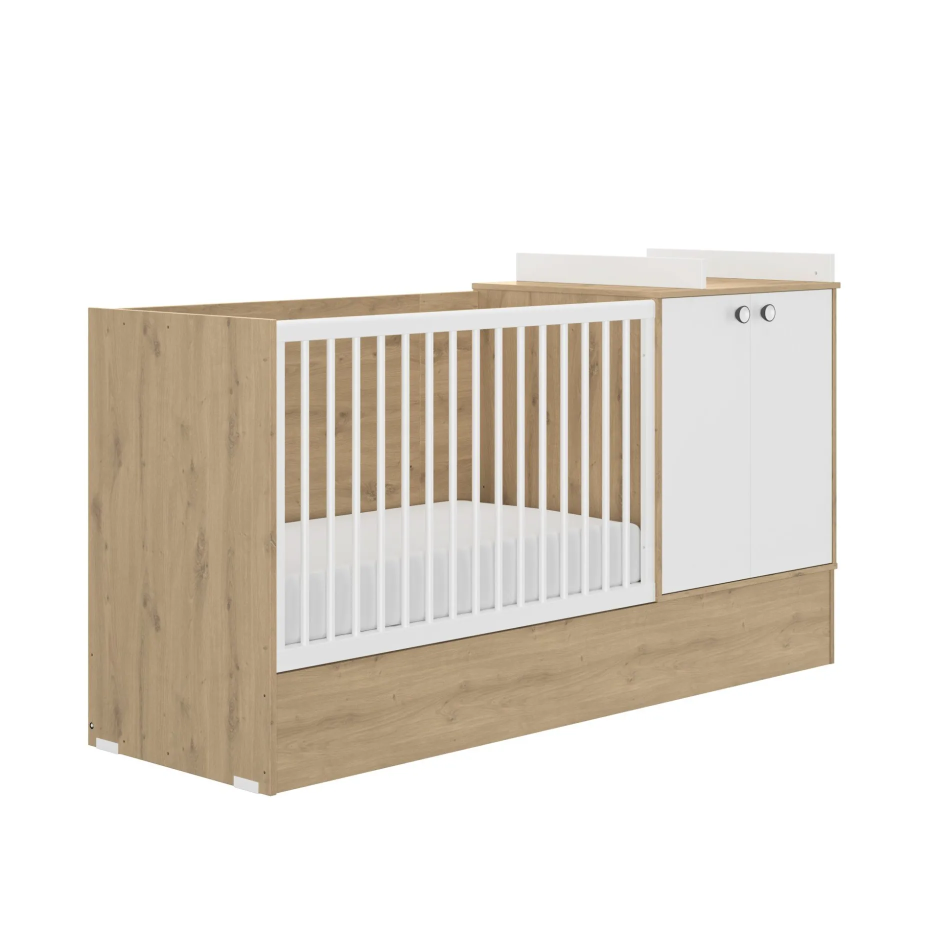 Umbaubett Arthur | 194 x 66 x 108 cm | Artisan Oak