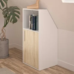 Under Aufbewahrungsschrank | 48,1 x 50 x 110 cm | Design Eiche Sonoma