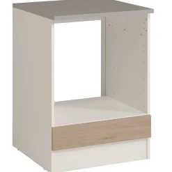 Unterschrank Eko 60 cm für Backofen und Kochfeld - Eiche
