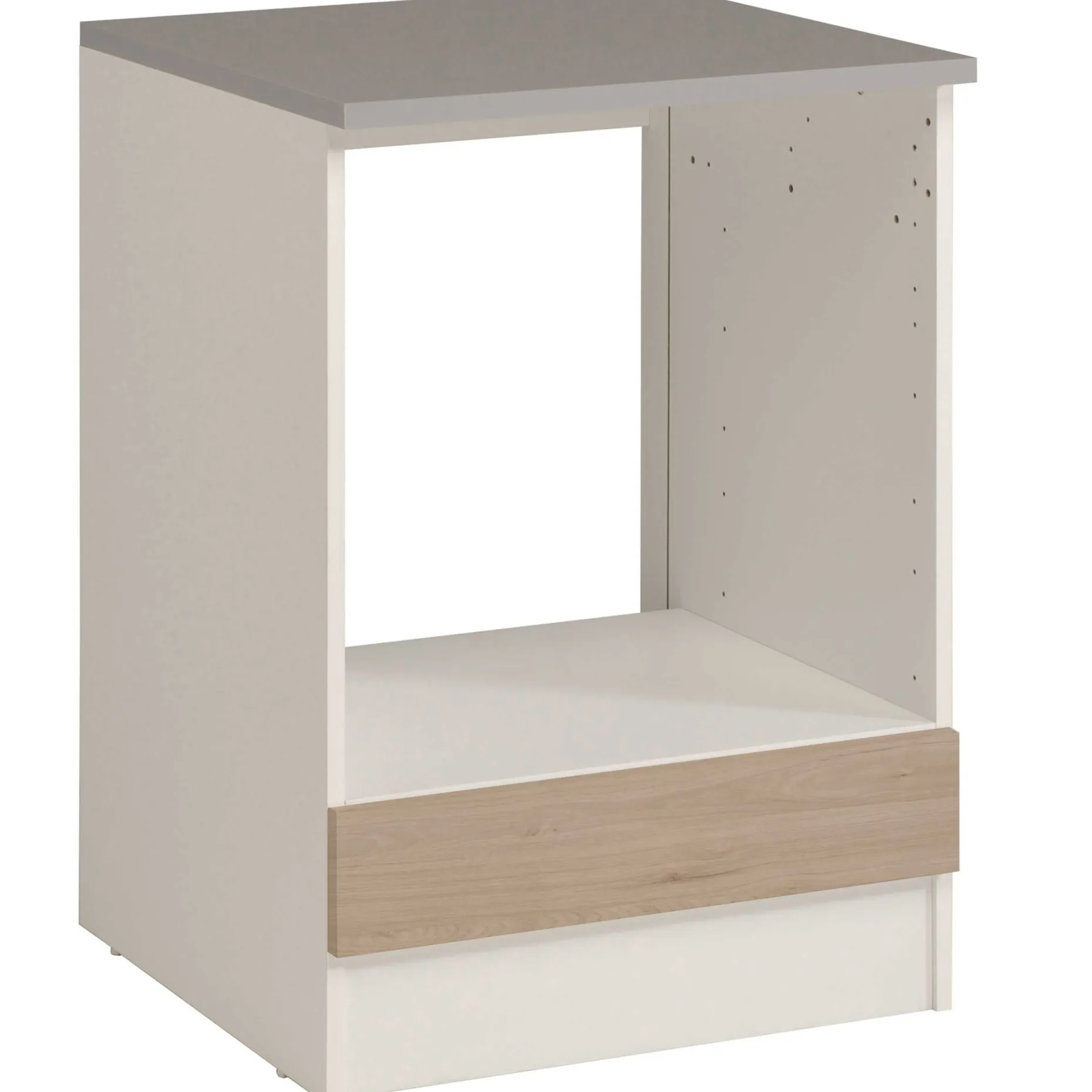 Unterschrank Eko 60 cm für Backofen und Kochfeld - Eiche