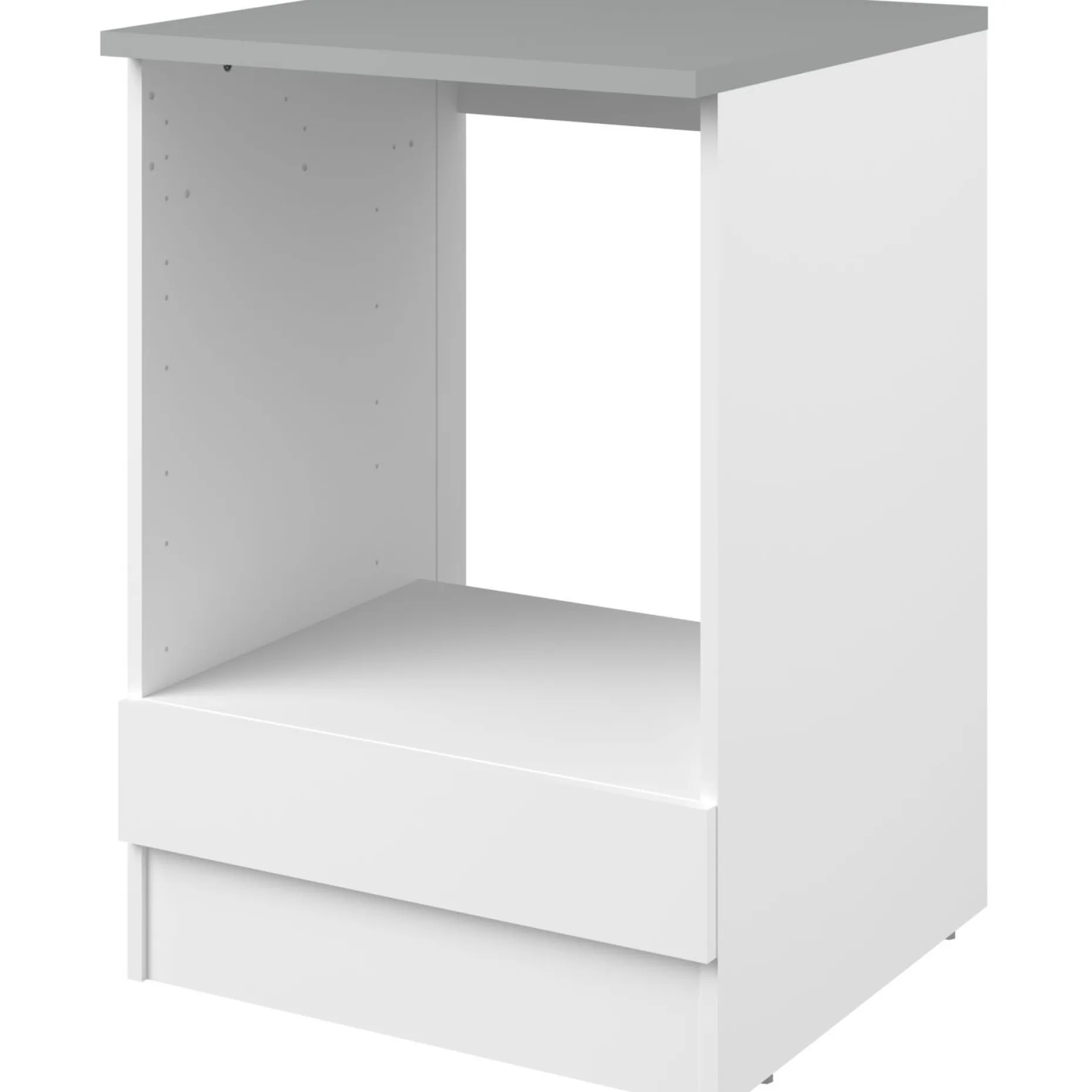 Unterschrank Eko 60 cm für Ofen und Kochfeld - weiß
