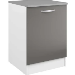 Unterschrank Eko 60 cm mit Tür - grau