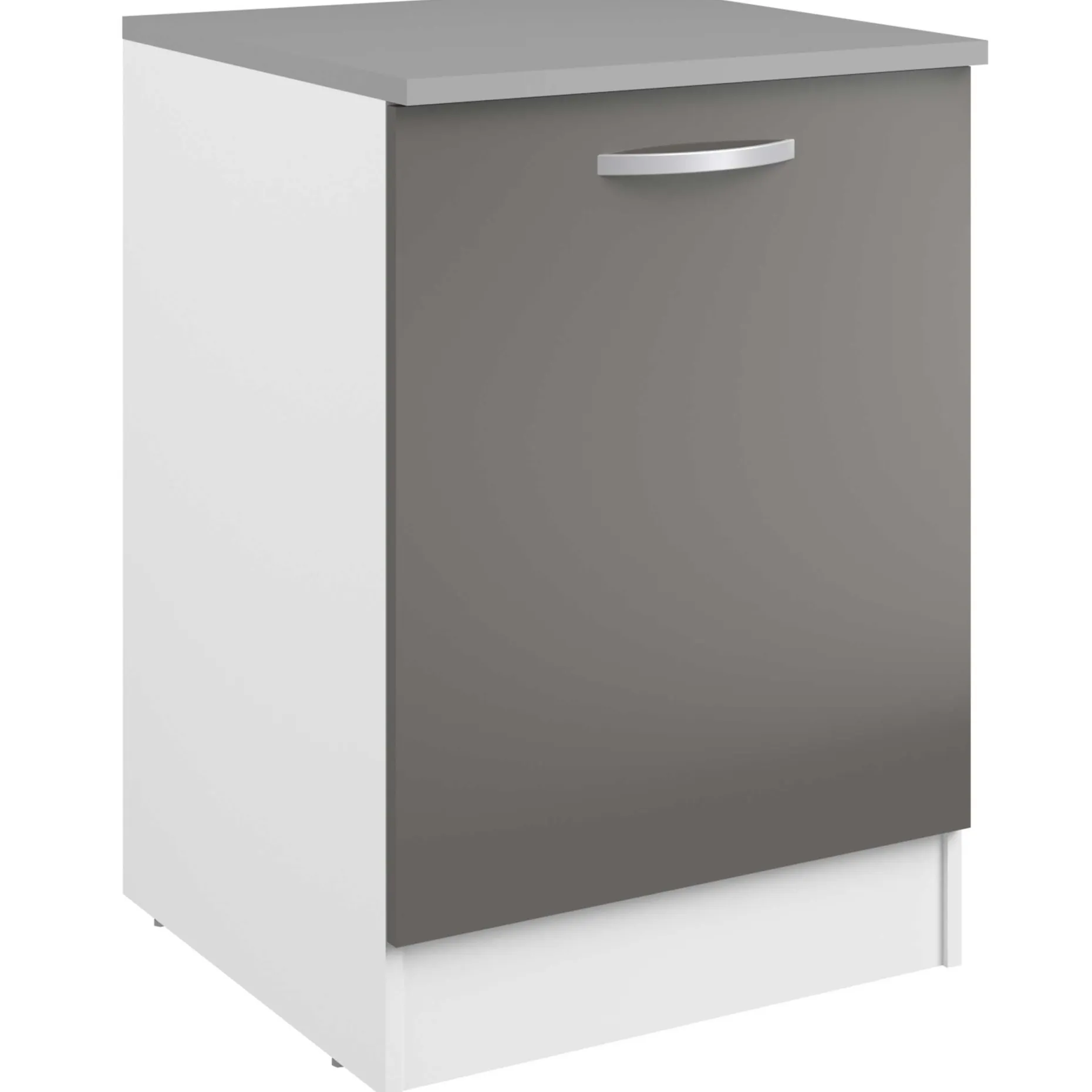 Unterschrank Eko 60 cm mit Tür - grau