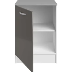 Unterschrank Eko 60 cm mit Tür - grau